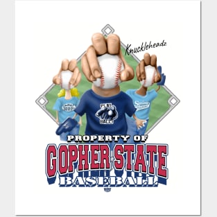 Knucklehead for Gopher State Baseball Posters and Art